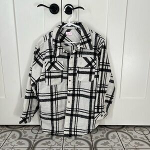 Black & White Plaid Shacket